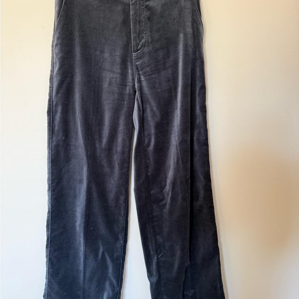 PAIGE Women's Corduroy Pants in Charcoal